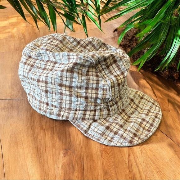 KIDS PLAY Plaid Baby Hat - 6-9 Months - 100% Cotton - Picture 1 of 10